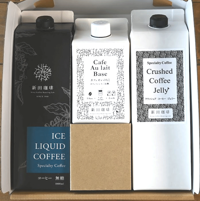 【3本セット】アイスコーヒー、コーヒーゼリー、オレベース