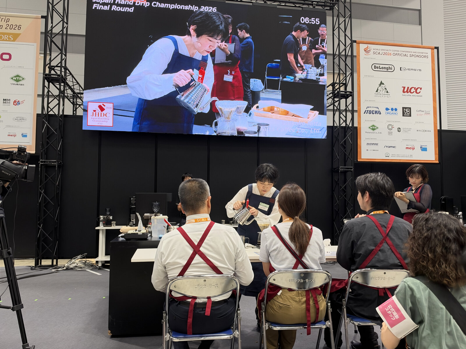 JHDC2026決勝で、ジャッジの前で抽出する新田千香子